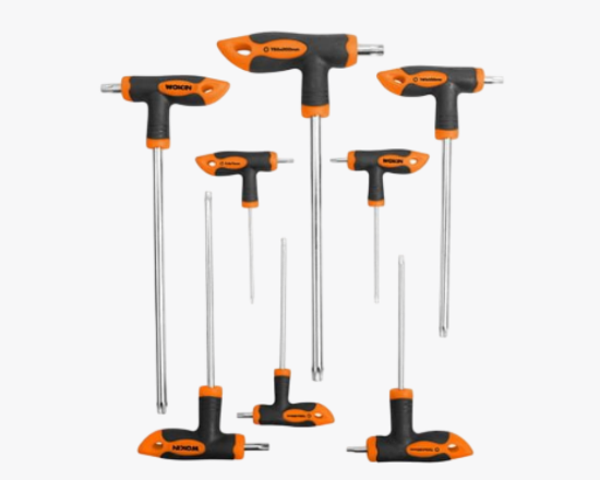 209008 Wokin Աստղիկների հավաքածու TORX 8 հատ T-10*75մմ, T-15*78մմ, T-20*100մմ - ի նկար