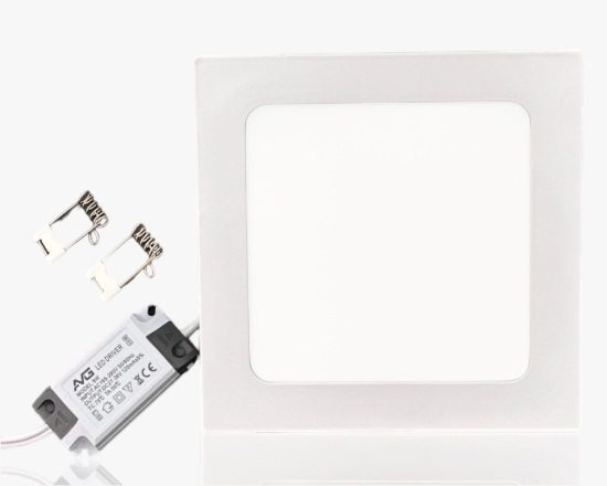 Led պանել քառակուսի ներքին 6W-4K (N.W)  (50) - ի նկար