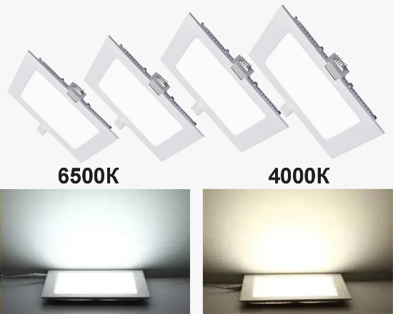 Led պանել քառակուսի ներքին 6W-4K (N.W)  (50) - ի նկար