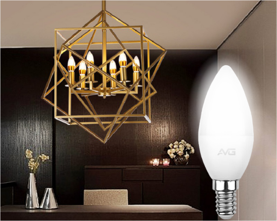 Լուսադիոդային լամպ AVG LED C37-11W-E14-3K - ի նկար