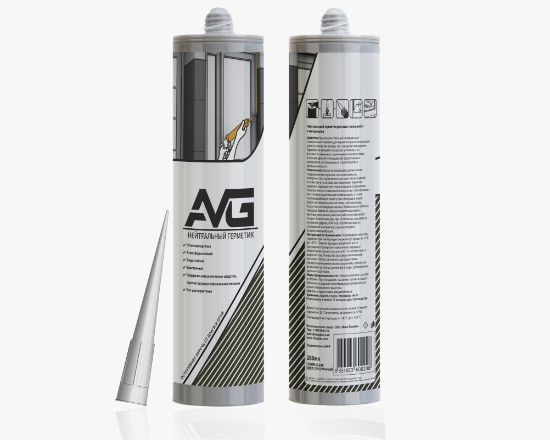 AVG սիլիկոն նեյտրալ, թափանցիկ 280մլ - ի նկար