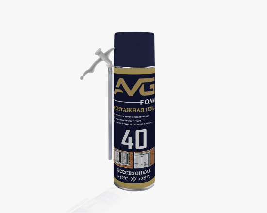 AVG 40 Մոնտաժման փրփուր 500 մլ - ի նկար