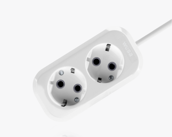 MGP-118 Երկարացման լարի բլոկ լարով 10մ. 2 տեղ. հողանցումով - ի նկար