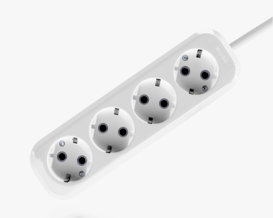 MGP-158 երկարացման լարի բլոկ լարով 10մ․ 4 տեղ․ հողանցումով - ի նկար