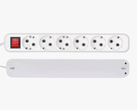 MGP-348 Երկարացման լարի բլոկ լարով 10մ, 6 տեղ. հողանցումով ON/OFF - ի նկար