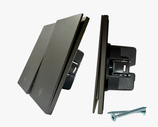 CC-EN-05 Մոխրագույն ռեվերս-անջատիչ 2 ստեղնով  (10) - ի նկար