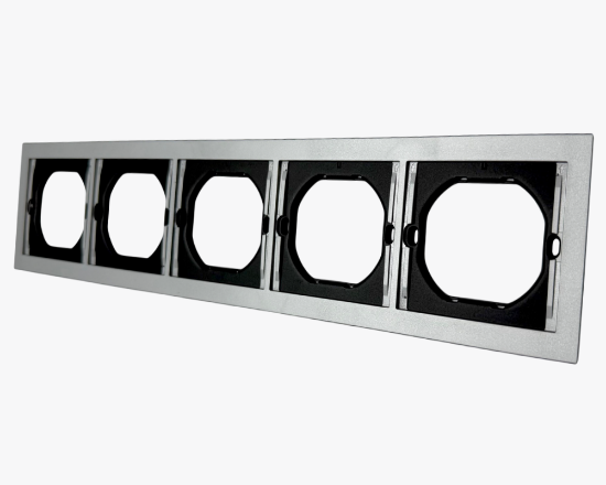 CC-CL-51 Արծաթագույն շրջանակ 5 տեղ (10) - ի նկար